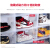 Goto shoe box basketball shoe storage box transparent magnet gaobang anti oxidation acrylic shoe box collection display shoe wall transparent six groups twelve (D12)