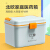 Vilscijon family medicine box multi function first aid box outpatient box medicine storage box plastic multi-layer storage box6659 blue