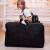 Shouyou large moving bag waterproof Oxford cloth bag packing bag thick luggage bag storage bag black 100L