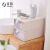 Jiabai clothes storage box single layer stackable plastic storage box drawer storage cabinet transparent wardrobe storage box