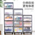 Jeko plastic drawer type storage cabinet bedside cabinet locker children's wardrobe baby sundry toys multi-layer storage cabinet storage box crevice cabinet five storeys