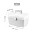 Citylong large multi-functional storage box first aid kit household medicine storage box medicine box 1 Pack