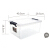 Xitianlong 16L high permeability visible storage box eco friendly plastic storage box household storage box sorting box Snack toy storage LEGO storage weidian series 3 Pack