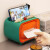 Creative tissue box household desktop drawer living room tea table remote control storage box office multi-functional magnetic napkin paper box dining table bedroom roll carton vitality orange magnetic suction cover