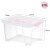 Jekoplastic desktop small transparent storage box2.5l 3 pcs baby household makeupchildren toys LEGO storage box Snack packing box medicine box storage box swb-506