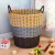 Jinghuisi Chuang [large capacity foldable] rattan imitation dirty clothes basket brown large dirty clothes storage basket storage basket jh0678