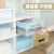 [3 free 1] iris stackable plastic drawer storage box transparent underwear storage box simple Alice storage cabinet 47l transparent / white bc-500