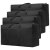 Bingyou reinforced moving bag 4 pack 80 * 48 * 25cm Oxford cloth luggage storage bag quilt bag large black