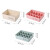 Underwear storage box household bra underwear socks storage box plastic cover multifunctional storage three piece set pink bra box + Beige underwear box + Green sock box