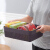 Houya haoya tabletop storage basket storage basket plastic bath basket basket dormitory artifact snack makeup 1 Pack