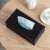 Qianyu European style leather tissue box drawer car Restaurant Hotel paper drawer living room napkin carton black