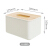 Xi Tianlong citylong simple bamboo wooden tissue box creative living room bedroom tissue pumping box desktop rectangular small h-8885