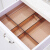 Bailu drawer storage box partition box kitchen partition box household plastic classification tableware cabinet sorting box rectangle