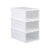 Alice iris transparent shoe box eco friendly plastic storage box AJ shoe cabinet extra thick storage box dust and moisture proof stackable 4 pack nsb-m340 (suitable for size 43-45)