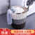 Jinghuisichuang [large capacity foldable] imitation rattan woven dirty clothes basket white large dirty clothes storage basket storage basket jh0681