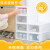 Alice iris transparent shoe box eco friendly plastic storage box AJ shoe cabinet extra thick storage box dust and moisture proof stackable 4 pack nsb-m340 (suitable for size 43-45)