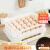 Japanese egg storage box large egg box thick stackable kitchen finishing box egg holder egg rack refrigerator fresh box food storage box 2 Pack