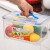 Jeko plastic refrigerator transparent storage box food fresh box 5L 4-piece storage box snacks sealed box medicine box sorting box medicine box storage box swb-505