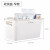 Storage box desktop plastic makeup storage box Toilet Bathroom Storage Basket sorting box Japanese simple storage box (small size)