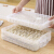 Xijia liangpin dumpling box refrigerator frozen fresh storage box household compartment 3 layers 3 covers