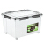 Plastic storage box xlextra large55l transparent