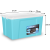 Kiyoki 56L blue 3pk extra large plastic storage box eco friendly storage box