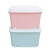 Citylongeco friendlythickstorage BoxBaby snack toy storage box children books and clothes sorting box with pulley 2 pcs butterfly blue powder