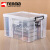 Tenma Japan Tianma Co., Ltd. [thick HD transparent] [no odor] storage box largestorage box 46 liters, 1 large