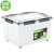 Plastic storage box xlextra large55l transparent