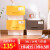 Chahua storage boxlasticmakeupstorage box children toy snack sorting box storage box inclined front opening personality superposition side opening storage cabinet milk yellow 3 pack large34l [45.5 * 38 * 31cm]