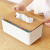 European style multi purpose tissue box living room drawer household napkin storage box high extended large fine grinding bamboo cover