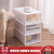 Qianyu 13L largedrawer storage box, single wardrobe, sorting box, storage boxlasticbabytransparent storage cabinet