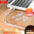 Japan self adhesive wire management device charging wire holder fixed clip network cable desktop storage organizer data cable fixed clamp transparent wiring buckle 20 pieces