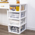 Yaya transparent plastic drawer storage cabinet children storage cabinet