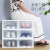 Iris eco friendly plastic transparent shoe box shoe cabinet