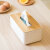 European style multi purpose tissue box living room drawer household napkin storage box high extended large fine grinding bamboo cover