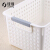 Jiabai largestorage basket office desktop arrangement storage box file bag plastic storage basket kitchen fruit and vegetable toilet bathroom wash up basket