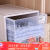 Tenma Japan Tianma Co., Ltd. drawer type storage box 33l single unit desk storage box clothing sorting box sorting cabinet household transparent plastic storage cabinet drawer cabinet