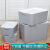 Japanese simple storage box multifunctional storage box toy storage box underwear storage box 4-piece gray