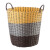 Shengni still imitates rattan weaving simple dirty clothes basket dirty clothes basket laundry basket storage basket large brown grey rice color matching