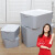 Japanese simple storage box multifunctional storage box toy storage box underwear storage box 4-piece gray