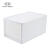 Jiabai free combination storage cabinet locker plastic drawer type storage box clothes sorting box living room baby wardrobe clothes toy storage box (medium)