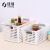 Jiabai largestorage basket office desktop arrangement storage box file bag plastic storage basket kitchen fruit and vegetable toilet bathroom wash up basket