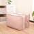 BaiCaoYuan storage bag clothes quilt bag extra large 2 pieces coral powder thick bedding moving bag