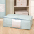 BaiCaoYuan storage bag clothes quilt sub finishing bag extra large 2 pcs light blue thick bedding moving packing bag