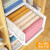 Bright flower wardrobe storage box layered partition shelf drawer type storage cabinet simple clothes storage box wardrobe underwear storage basket box sorting box bedroom dormitory artifact storage [1 pack] can be pulled up by 44 * 34 * 25cm