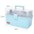 Jeko & jeko super large multi-functional storage boxlastic medicine box family medicine box first aid kit medicine storage box cosmetic box medical box home medicine box blue swb-5489