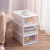 Qianyu 13L largedrawer storage box, single wardrobe, sorting box, storage boxlasticbabytransparent storage cabinet