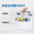 Baijia Haoshi double-layer large medical box household multi-layer plastic family multi-functional first-aid box storage box white large 33 * 24 * 19cm