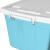 Kiyoshi 105lextra large 2pk plastic storage box eco friendlythick storage box blue + Pink